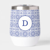 Mediterranean Lemon Blue Mosaic Tile Wedding (Vorderseite)