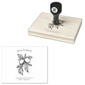 Mediterranean Lemon Botanical Kitchen Rubber Stamp Gummistempel (Stempel)