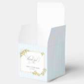 Mediterranean Lemon Coastal Stripe Wedding Geschenkschachtel (Geöffnet)