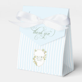 Mediterranean Lemon Crest Wedding Geschenkschachtel