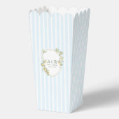 Mediterranean Lemon Crest Wedding Popcorn Geschenkschachtel (Rückseite)