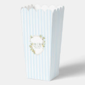 Mediterranean Lemon Crest Wedding Popcorn Geschenkschachtel (Vorderseite)