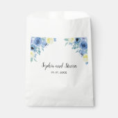 Mediterranean Lemon-Themed Wedding Geschenktütchen (Vorderseite)