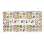 Mediterranean Lemon Tile Italian Coastal Design (Vorne)