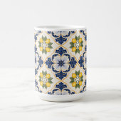 Mediterranean Lemon Tile Italian Talavera Kaffeetasse (Mittel)