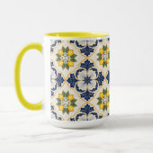 Mediterranean Lemon Tile Italian Talavera Tasse (Links)