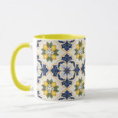 Mediterranean Lemon Tile Italian Talavera Tasse (Links)