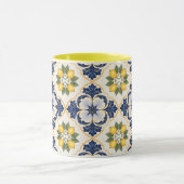 Mediterranean Lemon Tile Italian Talavera Tasse (Zentrum)