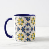 Mediterranean Lemon Tile Italian Talavera Tasse (Links)