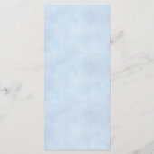 Mediterranean Lemon Wedding Programm (Rückseite)