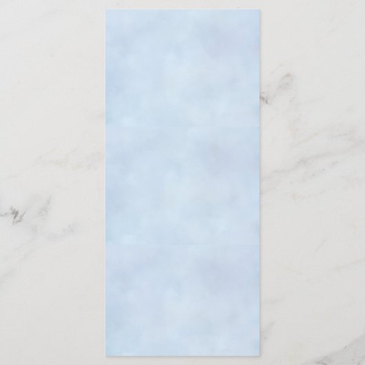 Mediterranean Lemon Wedding Programm (Rückseite)