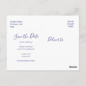  Mediterranean Love: A Wedding Celebration Postkarte (Rückseite)