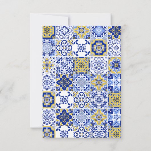 Mediterranean Love: A Wedding Celebration Save The Date (Rückseite)