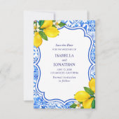 Mediterranean Love: A Wedding Celebration Save The Date (Vorderseite)