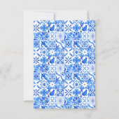 Mediterranean Love: A Wedding Celebration Save The Date (Rückseite)