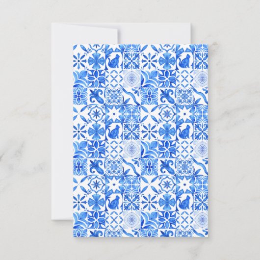 Mediterranean Love: A Wedding Celebration Save The Date (Rückseite)