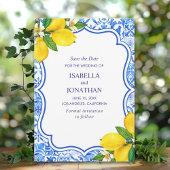 Mediterranean Love: A Wedding Celebration Save The Date