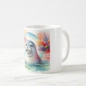 Mediterranean monk seal serenity 210824AREF111 - W Kaffeetasse (VorderseiteRechts)
