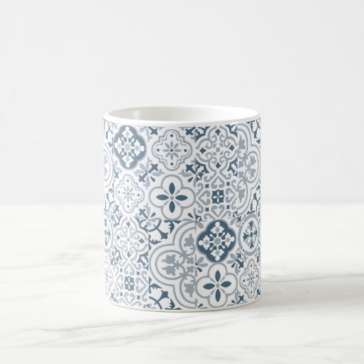 Mediterranean Moroccan Tile pattern Kaffeetasse (Mittel)