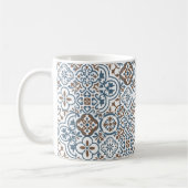 Mediterranean Moroccan Tile pattern Kaffeetasse (Links)