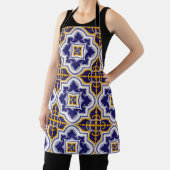 Mediterranean Pattern Kitchen Apron Schürze (InSitu)