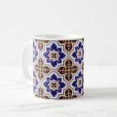 Mediterranean Pattern Kitchen Kaffeetasse (Vorderseite Links)