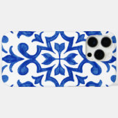 Mediterranean Portuguese Blue Tile Case-Mate iPhone Hülle (Rückseite (Horizontal))
