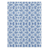 Mediterranean Portuguese Blue Tile Tischdecke (Vorderseite)