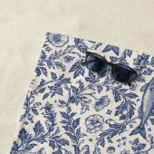 Mediterranean Sardine Chinoiserie Beach Towel | Bl Strandtuch (Beispiel)