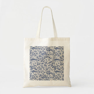 Mediterranean Sardine Chinoiserie Tote Bag Tragetasche