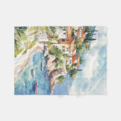 Mediterranean Summer Fleecedecke (Vorderseite (Horizontal))