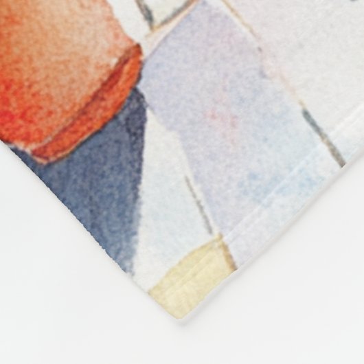 Mediterranean Summer Fleecedecke (Ecke)