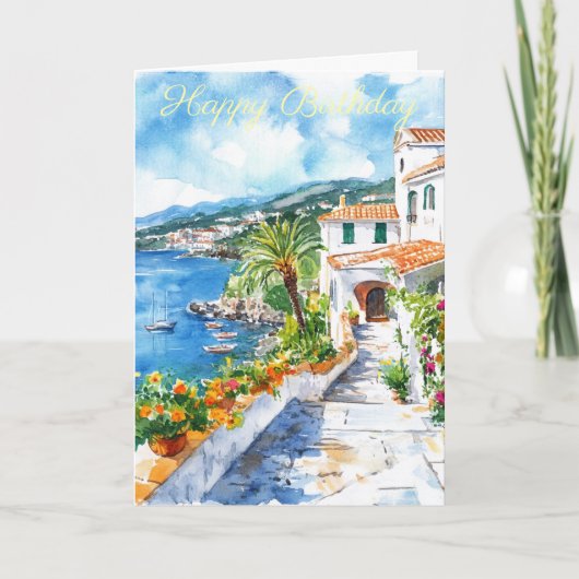 Mediterranean Summer Karte (Vorderseite)