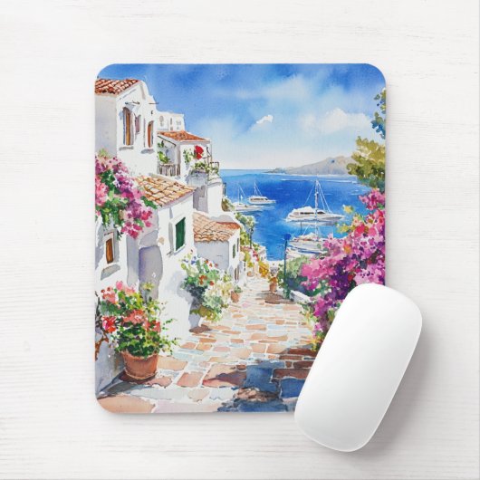 Mediterranean Summer Mousepad (Mit Mouse)