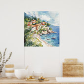 Mediterranean Summer Poster (Küche)