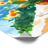 Mediterranean Summer Poster (Ecke)