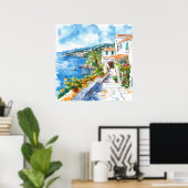 Mediterranean Summer Poster (Heimbüro)