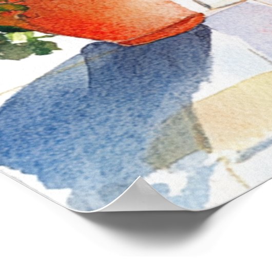 Mediterranean Summer Poster (Ecke)