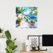 Mediterranean Summer Poster (Heimbüro)
