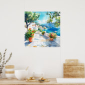 Mediterranean Summer Poster (Küche)