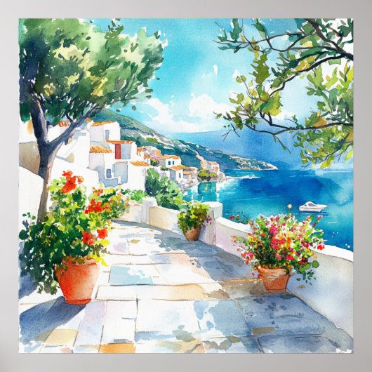 Mediterranean Summer Poster (Vorne)