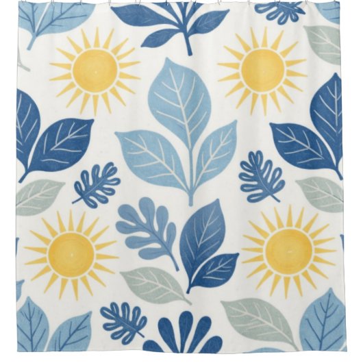 Mediterranean Sun Duschvorhang (Vorderseite)