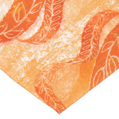 Mediterranean Swirl Orange Großer Tischläufer (Ecke)