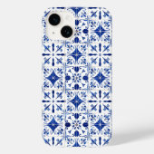 Mediterranean Tile Blue & White Case-Mate iPhone Hülle (Rückseite)