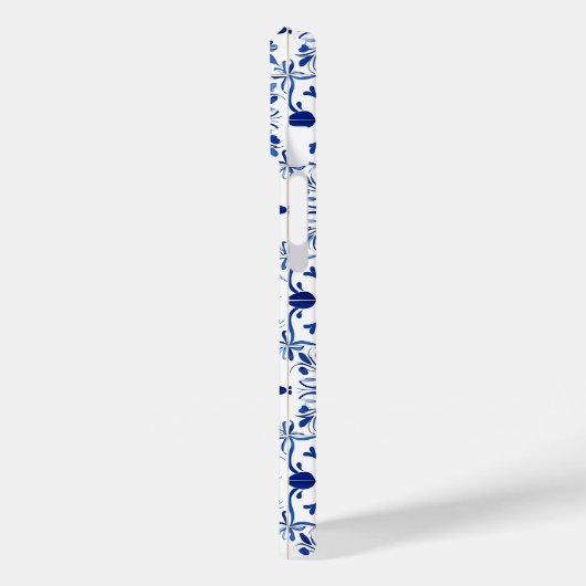 Mediterranean Tile Blue & White Case-Mate iPhone Hülle (Rückseite / Links)