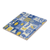 Mediterranean Tile Lemon Coastal Pattern Fliese (Seite)