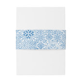 Mediterranean tile pattern einladungsbanderole (Rückseitenbeispiel)