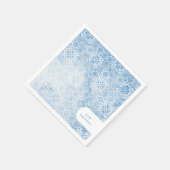 Mediterranean tile pattern serviette (Ecke)