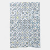 Mediterranean Tiles, Moroccan, Majolica, Azulejo Geschirrtuch (Vertikal)