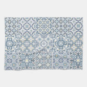 Mediterranean Tiles, Moroccan, Majolica, Azulejo Geschirrtuch (Horizontal)